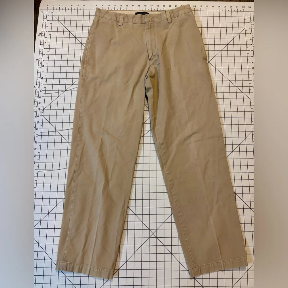 Banana‎ Republic Men's Size 30/30 Tan Straight Fit Gavin Pants